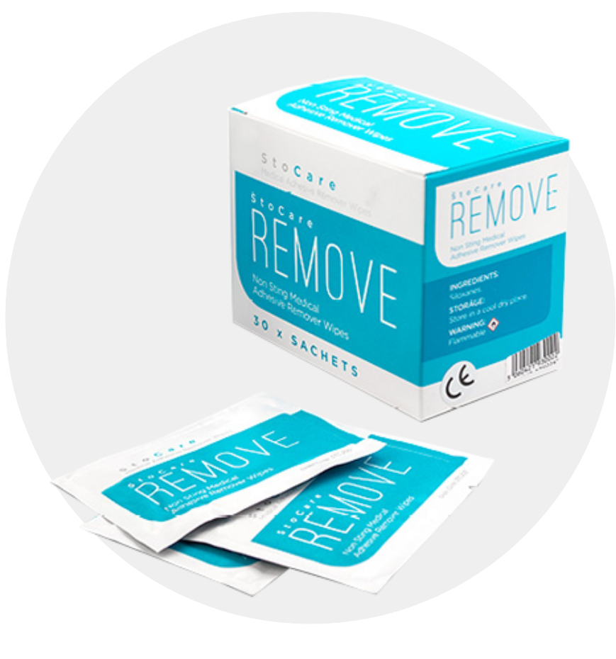 StoCare Remove medical adhesive remover wipes