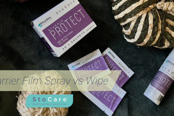 Barrier film spray vs wipe