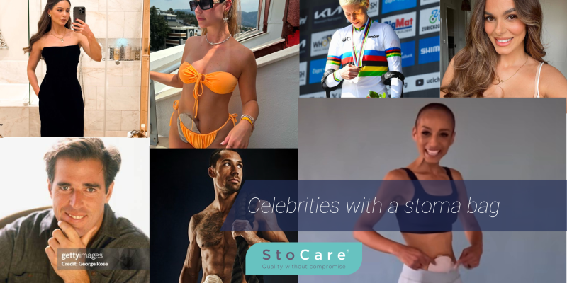 Celebrities with a stoma bag