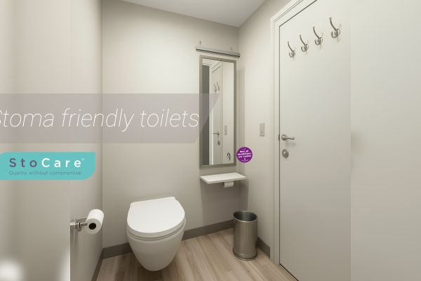 Stoma friendly toilets